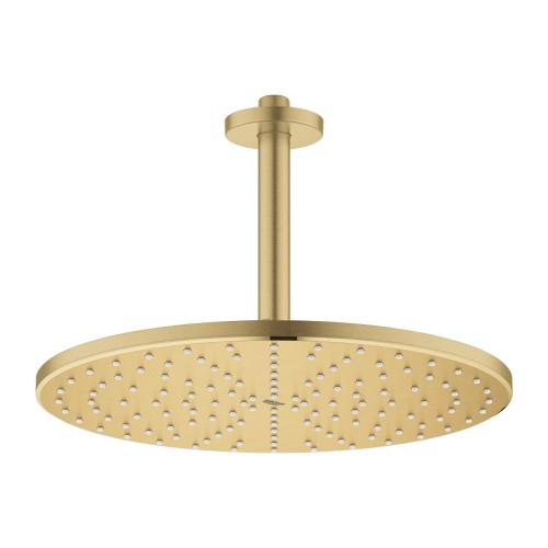 Grohe Rainshower Mono 310 deszczownica z ramieniem sufitowym  142mm, kolor złoty szczotkowany (brushed cool sunrise) 26560GN0