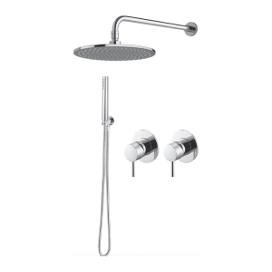 Vema Maira  komplet natryskowy podtynkowy, 2 baterie, deszczownica 20 cm, chrom  MAIZES80