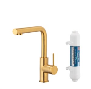 KFA Duero Pure Basic Gold bateria kuchenna z filtracją wody, filtr Hydro +, kolor złoty szczotkowany 6623-912-31