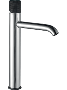Kuchinox Peros bateria umywalkowa wysoka, z korkiem klik-klak kolor chrom / czarny  BQP_02ND