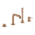 Grohe Essence bateria wannowa 4-otworowa, kolor złoty szczotkowany (brushed warm sunset) 19578DL1
