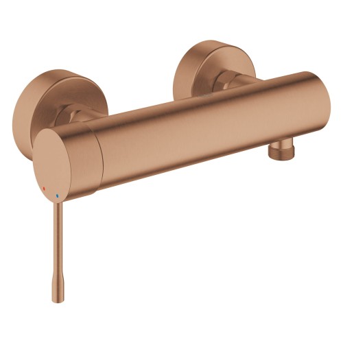 Grohe Essence bateria prysznicowa ścienna, kolor złoty szczotkowany (brushed warm sunset) 33636DL1