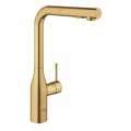 Grohe Essence bateria kuchenna z wyciąganą wylewką, kolor złoty szczotkowany (brushed cool sunrise) 30270GN0