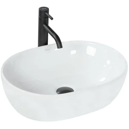 Rea Amelia umywalka nablatowa 48 cm, kolor biały REA-U0416
