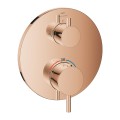 Grohe Atrio bateria prysznicowa termostatyczna do 2 ujść wody, kolor złoty (warm sunset) 24358DA0