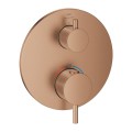 Grohe Atrio bateria prysznicowa termostatyczna do 2 ujść wody, kolor złoty szczotkowany (brushed warm sunset) 24357DL0