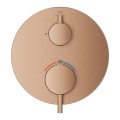 Grohe Atrio bateria prysznicowa termostatyczna do 2 ujść wody, kolor złoty szczotkowany (brushed warm sunset) 24357DL0