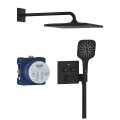 Grohe Grohtherm SmartControl zestaw prysznicowy termostatyczny podtynkowy deszczownica 310mm, kolor czarny mat (phantom black) 34865KF0