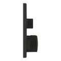 Grohe Grohtherm SmartControl bateria prysznicowa termostatyczna do dwóch ujść wody, kolor czarny mat (phantom black) 102166KF00