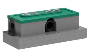 Hansgrohe uBox universal zestaw podstawowy do odpływu liniowego, montaż standardowy 01001180