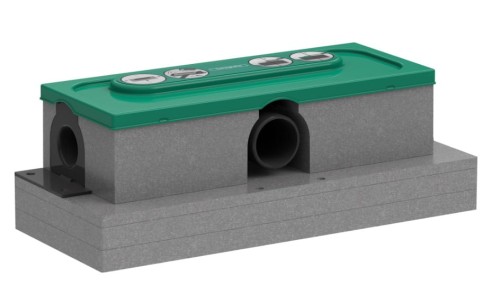 Hansgrohe uBox universal zestaw podstawowy do odpływu liniowego, montaż standardowy 01001180
