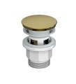Valvex Soft korek klik-klak do umywalki z przelewem, kolor złoty szczotkowany (brushed Gold) 2452770