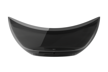 Besco Axya wanna wolnostojąca 180x80 cm, korek czarny mat, kolor ciemny szary (Carbon Grey) #WAA-180-CGB