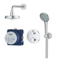Grohe Grohtherm zestaw prysznicowy termostatyczny podtynkowy deszczownica 160, kolor chrom 34735000