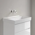 Villeroy & Boch Collaro umywalka wisząca 650x470mm powłoka CeramicPlus, kolor biały mat (Stone White) 4A3368RW