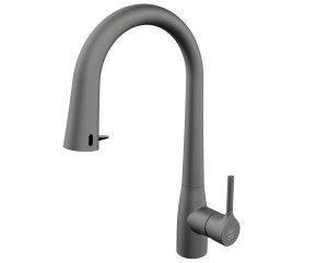 Touchless Freaks Freak Filter bateria bezdotykowa kuchenna trójdrożna, z filtrem wody kolor grafit (gun metal) TF.SH0149WF001.GRA