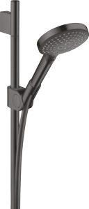 Hansgrohe Axor Uno zestaw prysznicowy na drążku, kolor czarny chrom szczotkowany 27987340