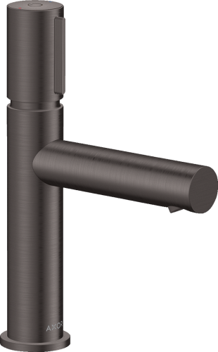 Hansgrohe Axor Uno bateria umywalkowa z korkiem, kolor czarny chrom szczotkowany 45012340