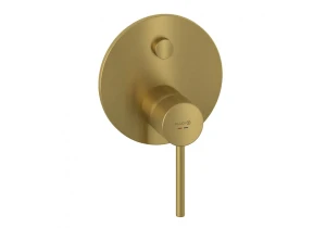 Kludi Bozz Brushed Gold bateria podtynkowa wannowo-natryskowa, kolor złoty szczotkowany 38759N076