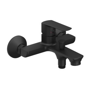 Ravak Life bateria wannowa ścienna (LF 022.00CR), kolor czarny-mat X070479