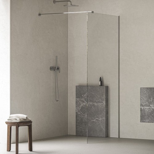 Ravak Air Wall kabina walk-in 120cm, kolor bright alu (chrom błyszczący) GW9WG0C00Z1C