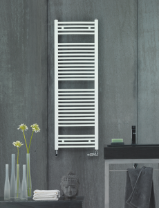 Zehnder Virando Bow grzejnik łazienkowy 1226x494mm, kolor biały ABT-120-050/9016