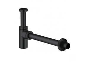 Kludi syfon butelkowy do umywalki, kolor czarny mat 1002039-00