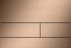 Tece Square II przycisk spłukujący do WC metal PVD czerwone złoto szczotkowane 9240848