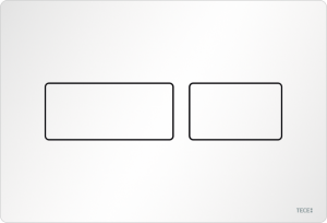 Tece Solid przycisk spłukujący metal biały mat 9240433