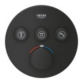 Grohe Grohtherm Smartcontrol podtynkowa bateria termostatyczna do obsługi trzech wyjść wody, kolor czarny mat (phantom black) 29508KF0
