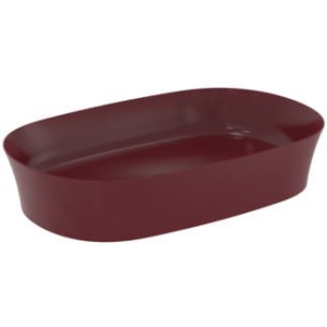 Ideal Standard Ipalyss Umywalka nablatowa owalna 60 cm z cienkimi ściankami kolor Owoc granatu mat (Pomegranate) E1396V6