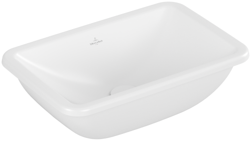 Villeroy & Boch Loop & Friends Umywalka podblatowa, 45 x 28 cm, bez przelewu, Weiss Alpin, 4A560101