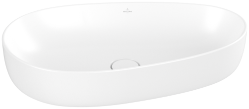 Villeroy&Boch Antao umywalka nablatowa 650x400mm powłoka CeramicPlus, kolor biały mat 4A7465RW