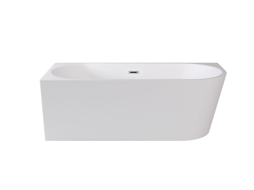 Besco Zoya wanna wolnostojąca narożna 170x80 cm, wersja lewa maskownica biała, kolor biały, #WAS-170-ZLB
