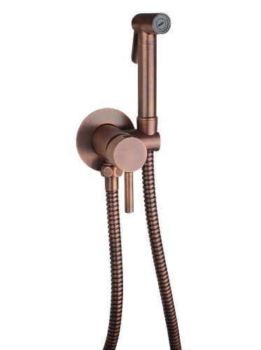 Bidetka podtynkowa miedź szczotkowana Paffoni Light ZDUP110RMSP