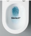 Catalano Sfera UpFix Silentech miska wisząca bezrantowa 55x35 cm (+ukryte mocowania) z deską wolnoopadającą, kolor biały 1VSF54R00+5SCSTP000 /0511750001+0551250001