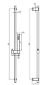 Emmevi Filo Inox zestaw natryskowy, kolor stal szczotkowana C02668.INOX