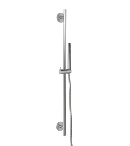 Emmevi Filo Inox zestaw natryskowy, kolor stal szczotkowana C02668.INOX