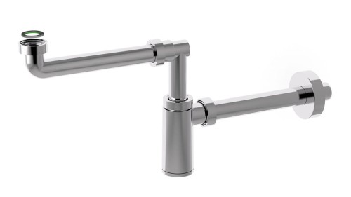 Syfon umywalkowy podszafkowy chrom Bonomini Space Saver 0595SP25K7