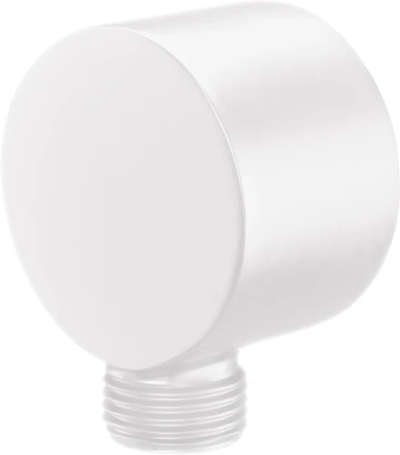 Deante Cascada przyłącze kątowe okrągłe, kolor biały mat (Bianco)  NAC_A54K