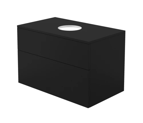 Deante Prizma szafka podumywalkowa z blatem, 80x47cm, kolor czarny mat (Nero) SDI_NB81