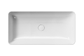 GSI Ceramica Nubes umywalka nablatowa prostokątna 80x40cm powłoka Extraglaze Antibacterial kolor, biały połysk (bianco lucido) 904011