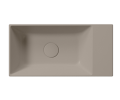 GSI Ceramica Kube X umywalka wisząca prostokątna 50x25cm, kolor kawowy-mat (tortora opaco) 9486005