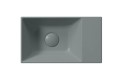 GSI Ceramica Kube X umywalka wisząca prostokątna 40x23cm, kolor zielony- mat (agave opaco) 9484004