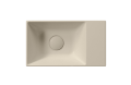 GSI Ceramica Kube X umywalka wisząca prostokątna 40x23cm, kolor piaskowy-mat (creta opaco) 9484008