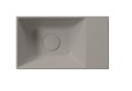 GSI Ceramica Kube X umywalka wisząca prostokątna 40x23cm, kolor kawowy-mat (tortora opaco) 9484005