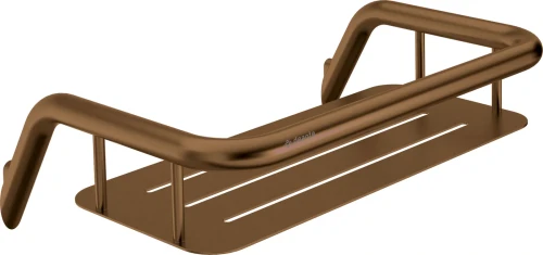 Deante Silia koszyk prysznicowy 27,6cm, kolor brąz szczotkowany ADI_C551
