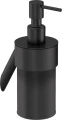 Deante Silia dozownik do mydła 250 ml ścienny, kolor czarny mat (Nero) ADI_N421