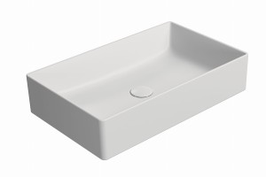 GSI Kube X umywalka prostokątna nablatowa 60x37 cm, kolor biały-mat (bianco opaco) 945309