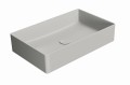 GSI Kube X umywalka prostokątna nablatowa 60x37 cm, kolor szary-mat (cenere opaco) 945317
